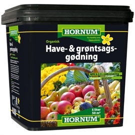 Hornum Organisk Have- og Grøntsagsgødning Hornum Organisk Have- og Grøntsagsgødning 